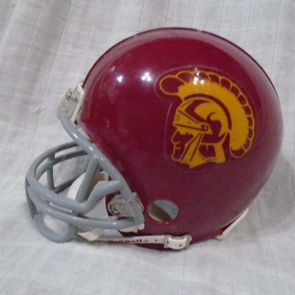 University Southern California USC Trojans NCAA Riddell Mini Football Helmet - Picture 2 of 6